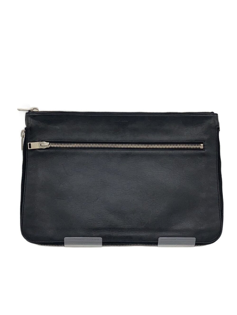 SAINT LAURENT Clutch Bag Leather Black